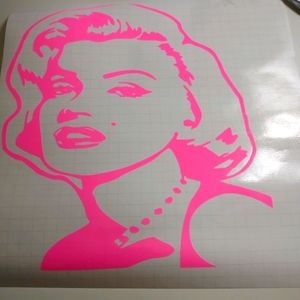Marilyn monroe decal